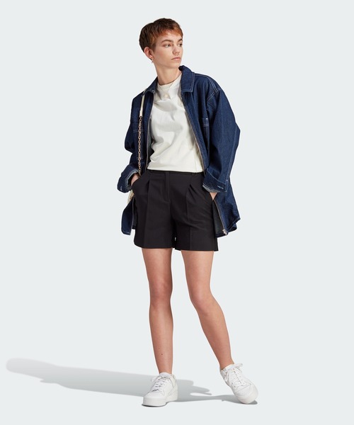 adidas(アディダス)の「プレミアム エッセンシャルズ Tシャツ / アディダスオリジナルス adidas Originals(Tシャツ/カットソー・レディース・ホワイト/ブラック/ホワイト×ホワイト・X-LARGE/MEDIUM/SMALL/X-SMALL/LARGE/XX-LARGE)」の13枚目の写真