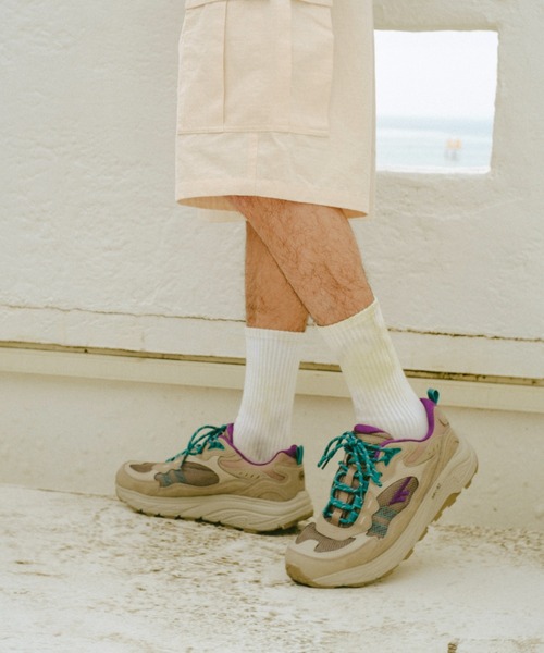 WHIMSIC(ウィムジック)の「【UNISEX】タイダイソックス(ソックス/靴下・メンズ・パープル/グリーン/ブルー/オレンジ系その他・FREE)」の5枚目の写真