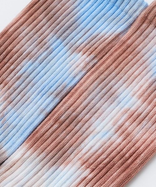 WHIMSIC(ウィムジック)の「【UNISEX】タイダイソックス(ソックス/靴下・メンズ・パープル/グリーン/ブルー/オレンジ系その他・FREE)」の11枚目の写真