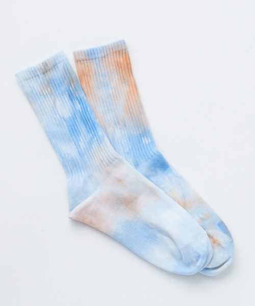 WHIMSIC(ウィムジック)の「【UNISEX】タイダイソックス(ソックス/靴下・メンズ・パープル/グリーン/ブルー/オレンジ系その他・FREE)」の12枚目の写真