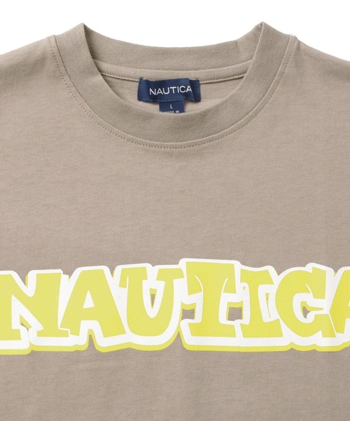 GLAZOS(グラソス)の「【NAUTICA】フロントロゴビッグ半袖Tシャツ(Tシャツ/カットソー・キッズ・ブラック/ホワイト/チャコールグレー・XL/M/L)」の9枚目の写真