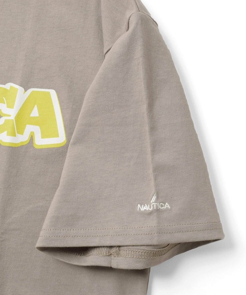 GLAZOS(グラソス)の「【NAUTICA】フロントロゴビッグ半袖Tシャツ(Tシャツ/カットソー・キッズ・ブラック/ホワイト/チャコールグレー・XL/M/L)」の11枚目の写真