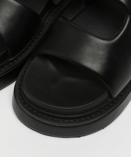 HARE 新品 パテットボリュームサンダル ブラック Mサイズ 26.5㎝ HARE（ハレ）の「パテットボリュームサンダル(HARE)（サンダル