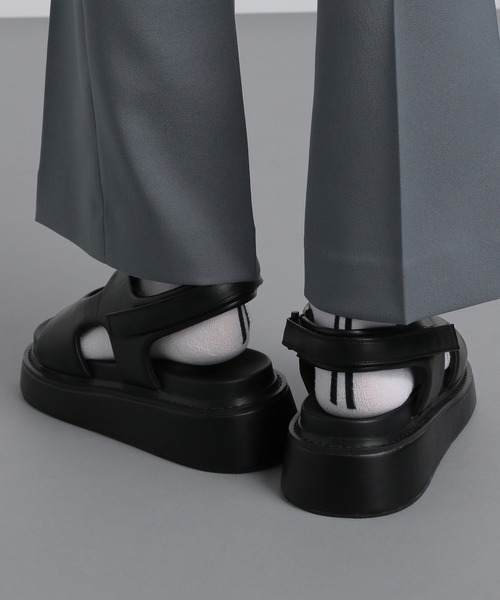 HARE 新品 パテットボリュームサンダル ブラック Mサイズ 26.5㎝ HARE(ハレ)の「パテットボリュームサンダル(HARE)(サンダル