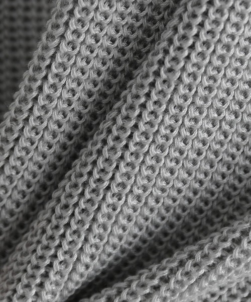 ETELIO（エテリオ）の「畦編みサイドスリットVネックニットベスト（ベスト・メンズ・グレー/ブラック/ワイン/ブルー/ダークグリーン/ブラウン・M/L/S）」の17枚目の写真