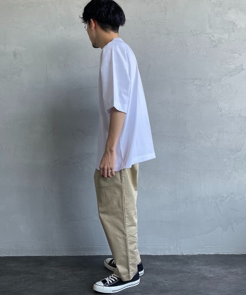 Healthknit（ヘルスニット）の「【FINEBOYS 9月号掲載】[HEALTHKNIT/ヘルスニット] 別注 ビックシルエット ヘンリーネックTシャツ（Tシャツ/カットソー・レディース・グレー/ブラック/ホワイト・M/L/XL/XXL）」の22枚目の写真