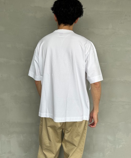 Healthknit（ヘルスニット）の「【FINEBOYS 9月号掲載】[HEALTHKNIT/ヘルスニット] 別注 ビックシルエット ヘンリーネックTシャツ（Tシャツ/カットソー・レディース・グレー/ブラック/ホワイト・M/L/XL/XXL）」の14枚目の写真
