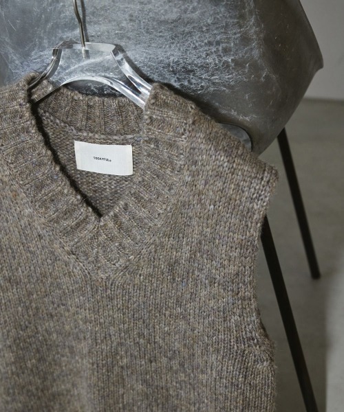 TODAYFUL Mottle Yarn Knit Vest ベージュ TODAYFUL 【即納】 トゥデイフル Mottle Yarn Knit Vest モトル
