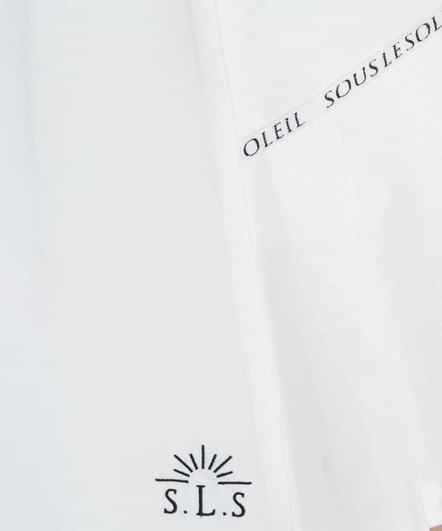 a.v.v（アーヴェヴェ）の「レディースゴルフウエア　サイドプリーツキュロット（その他パンツ・レディース・ブラック/ホワイト・40/38/36）」の6枚目の写真