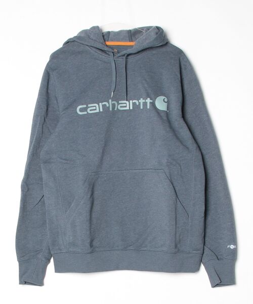 Carhartt(カーハート)の「【T18】【Carhartt/カーハート】FORCE DELMONT HOODED SWEAT(パーカー・レディース・ブルー/ネイビー/オリーブドラブ/キャメル/ブラック/グリーン/グレー・LARGE/MEDIUM/SMALL)」の4枚目の写真