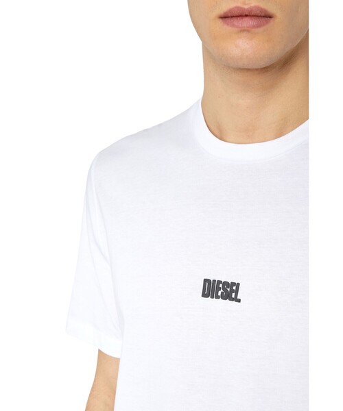 関税/送料込★Diesel★ロゴ レギュラーフィット ロンT DIESEL（ディーゼル）の「メンズ Tシャツ オーバルロゴ