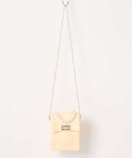 セール】パールハンドル2WAYチェーンミニショルダーバッグ（ショルダー