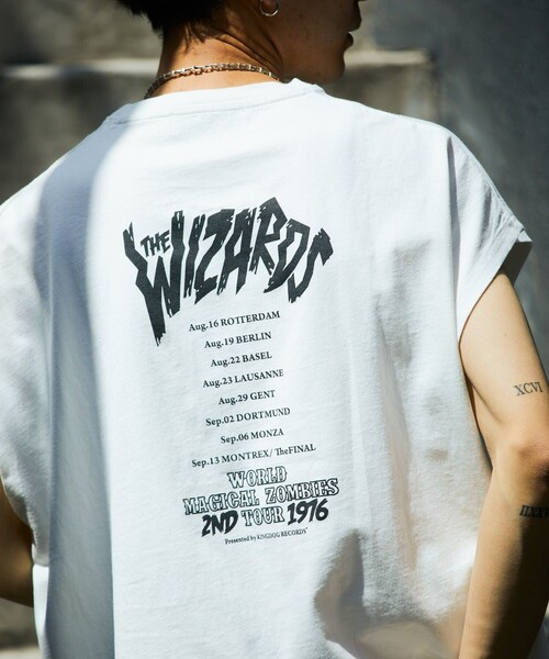 PUBLUX（パブリュクス）の「【PUBLUX/パブリュクス】バンドグラフィックノースリーブシャツ/バンドTシャツ/ワンポイント/ユニセックス【限定展開】（Tシャツ/カットソー・メンズ・ホワイト/ブラック/ブルーグリーン・SMALL/MEDIUM/LARGE）」の12枚目の写真