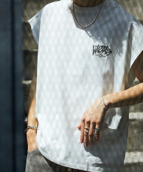 PUBLUX（パブリュクス）の「【PUBLUX/パブリュクス】バンドグラフィックノースリーブシャツ/バンドTシャツ/ワンポイント/ユニセックス【限定展開】（Tシャツ/カットソー・メンズ・ホワイト/ブラック/ブルーグリーン・SMALL/MEDIUM/LARGE）」の16枚目の写真