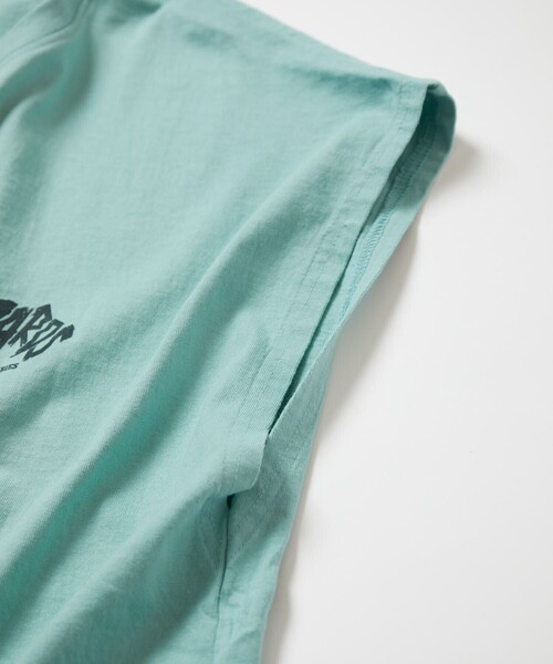 PUBLUX（パブリュクス）の「【PUBLUX/パブリュクス】バンドグラフィックノースリーブシャツ/バンドTシャツ/ワンポイント/ユニセックス【限定展開】（Tシャツ/カットソー・メンズ・ホワイト/ブラック/ブルーグリーン・SMALL/MEDIUM/LARGE）」の20枚目の写真