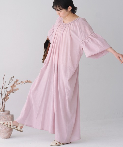 Crisp（クリスプ）の「クレープエアリーワンピース（ワンピース）」 - WEAR