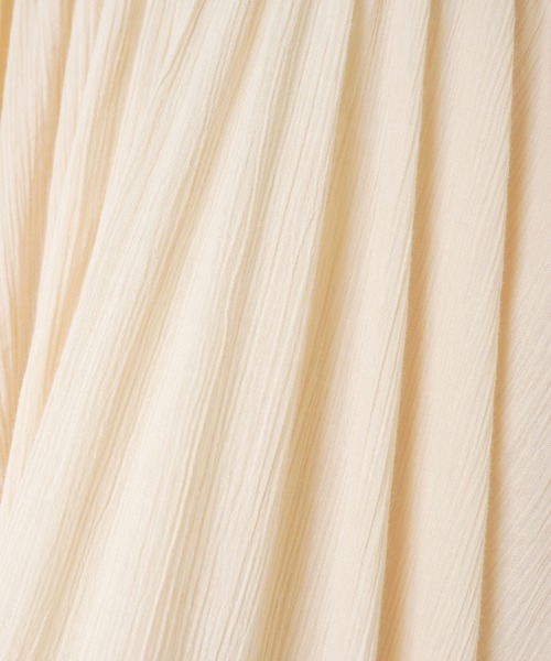 Crisp（クリスプ）の「クレープエアリーワンピース（ワンピース・レディース・パープル/アイボリー・FREE）」の14枚目の写真