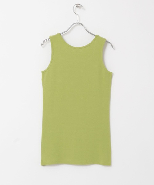 ITEMS URBANRESEARCH(アイテムズ アーバンリサーチ)の「リップルスクエアネックタンクトップ(タンクトップ・レディース・グレー系その他/ブラック/グリーン/ホワイト/オレンジ・FREE)」の13枚目の写真