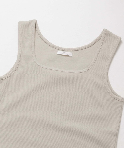 ITEMS URBANRESEARCH(アイテムズ アーバンリサーチ)の「リップルスクエアネックタンクトップ(タンクトップ・レディース・グレー系その他/ブラック/グリーン/ホワイト/オレンジ・FREE)」の17枚目の写真