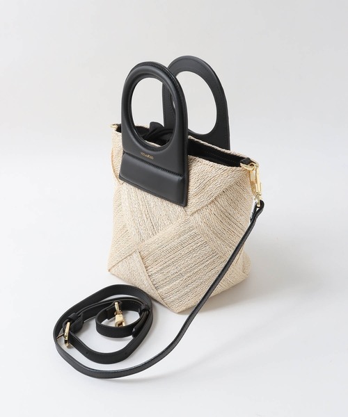 VIOLAd'ORO(ヴィオラドーロ)の「【VIOLAd'ORO|ヴィオラドーロ】MIRO-V8581アバカメッシュ・ホールハンドルカゴBAG(かごバッグ・レディース・ブラック・FREE)」の17枚目の写真