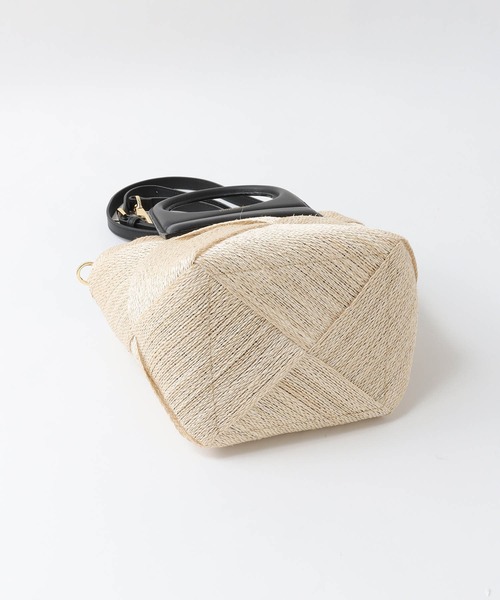 VIOLAd'ORO(ヴィオラドーロ)の「【VIOLAd'ORO|ヴィオラドーロ】MIRO-V8581アバカメッシュ・ホールハンドルカゴBAG(かごバッグ・レディース・ブラック・FREE)」の15枚目の写真