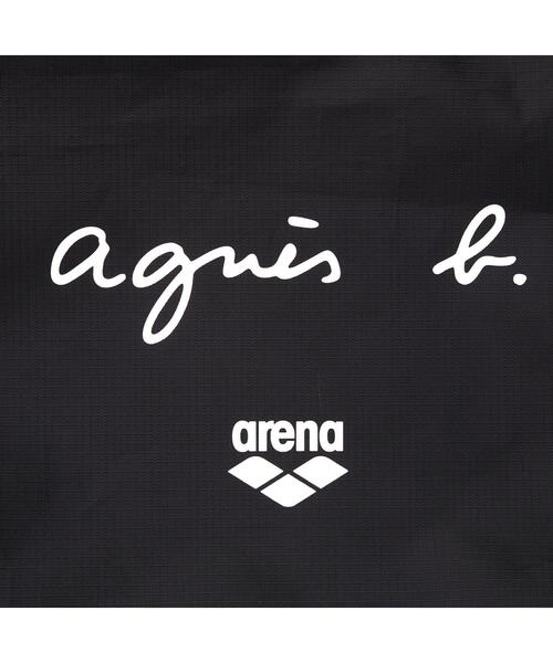 【アニエスベー】大人気!agnes b. x arena ロゴ ビーチバッグ ユニセックス】AI21 SAC ARENA agnes b. x arena ビーチバッグ