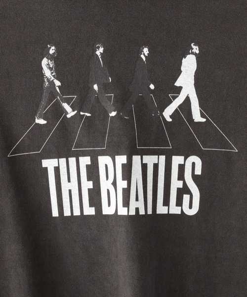 The Beatles(ザビートルズ)の「THE BEATLES/ザ・ビートルズ BIG T(Tシャツ/カットソー・レディース・ホワイト/ブラック系1/ブラック系2・FREE)」の9枚目の写真