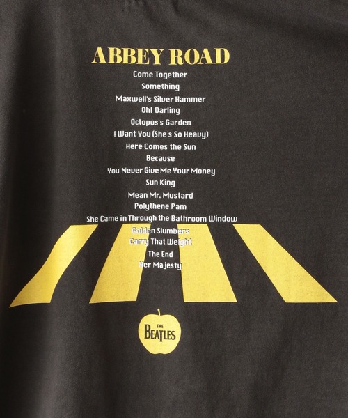 The Beatles(ザビートルズ)の「THE BEATLES/ザ・ビートルズ BIG T(Tシャツ/カットソー・レディース・ホワイト/ブラック系1/ブラック系2・FREE)」の21枚目の写真