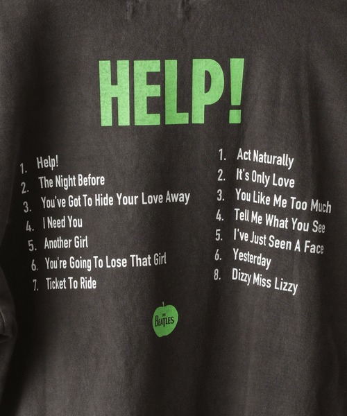 The Beatles(ザビートルズ)の「THE BEATLES/ザ・ビートルズ BIG T(Tシャツ/カットソー・レディース・ホワイト/ブラック系1/ブラック系2・FREE)」の14枚目の写真