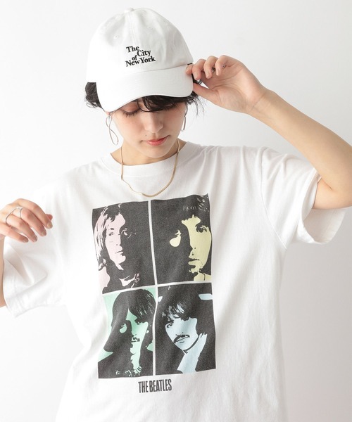 The Beatles(ザビートルズ)の「THE BEATLES/ザ・ビートルズ BIG T(Tシャツ/カットソー・レディース・ホワイト/ブラック系1/ブラック系2・FREE)」の17枚目の写真