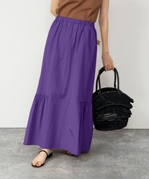 NOLLEY’S | ハイカウントブロードティアードマルチWAYスカート(スカート)