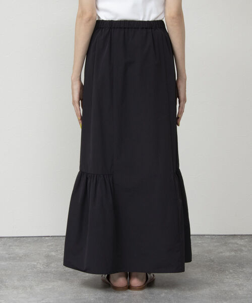 NOLLEY’S（ノーリーズ）の「ハイカウントブロードティアードマルチWAYスカート（スカート・レディース・ブラック/ベージュ/パープル・1/2）」の17枚目の写真