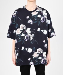 LAD MUSICIAN フラワー スーパー ビッグ スウェット 花柄 LAD MUSICIAN（ラッドミュージシャン）の「PAINT FLOWER SUPER BIG T