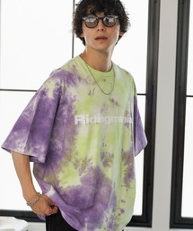 【Ridingmania/ライディングマニア】ブランドロゴ/タイダイ染めTシャツ
