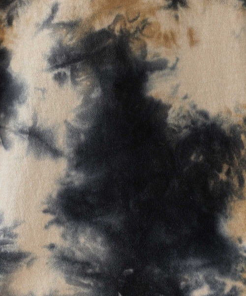 Ridingmania（ライディングマニア）の「【Ridingmania/ライディングマニア】ブランドロゴ/タイダイ染めTシャツ（Tシャツ/カットソー・メンズ・ベージュ/パープル・MEDIUM/LARGE）」の14枚目の写真