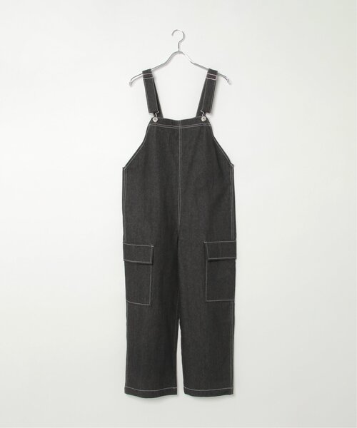 VENCEEXCHANGE（ヴァンスエクスチェンジ）の「ライトオンスデニムサロペット（サロペット/オーバーオール・レディース・ブルー/ブラック/ホワイト・FREE）」の2枚目の写真