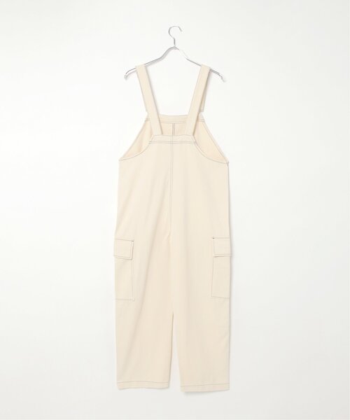 VENCEEXCHANGE（ヴァンスエクスチェンジ）の「ライトオンスデニムサロペット（サロペット/オーバーオール・レディース・ブルー/ブラック/ホワイト・FREE）」の5枚目の写真