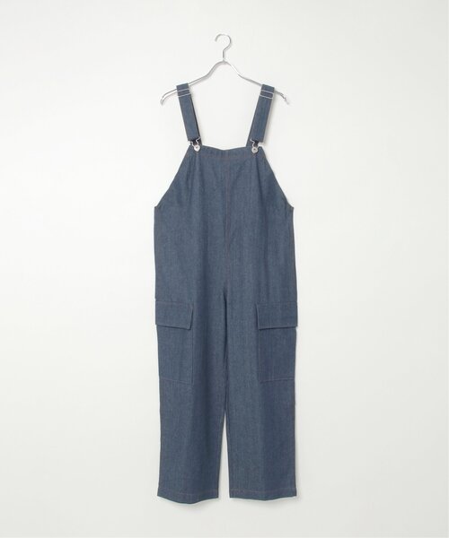 VENCEEXCHANGE（ヴァンスエクスチェンジ）の「ライトオンスデニムサロペット（サロペット/オーバーオール・レディース・ブルー/ブラック/ホワイト・FREE）」の12枚目の写真