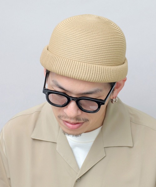 Basiquenti(ベーシックエンティ)の「抗菌防臭 ウォッシャブル ブレード ロールキャップ(ハット・メンズ・ブラック/ブラウン/ベージュ・FREE)」の10枚目の写真