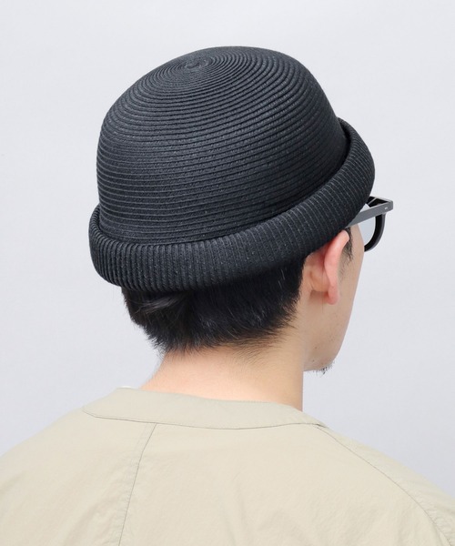 Basiquenti(ベーシックエンティ)の「抗菌防臭 ウォッシャブル ブレード ロールキャップ(ハット・メンズ・ブラック/ブラウン/ベージュ・FREE)」の6枚目の写真