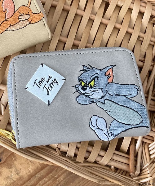 公式】TOM and JERRY×Flapper刺繍 コインカードケース（カードケース
