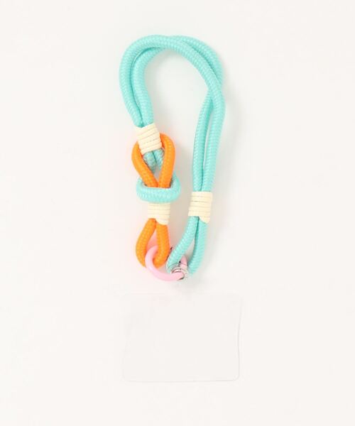 macaroni edge（マカロニエッジ）の「〈macaroni edge/マカロニエッジ〉カラフルショート スマホストラップ 5.0mm ロープ（スマホグッズ・レディース・ミント/ライトパープル/オレンジ系2/ピンク/ブラック×ホワイト/ピンク系/オレンジ系/ベビーピンク/ホワイト×グリーン/ホワイト×レッド・FREE）」の14枚目の写真