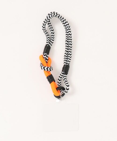 macaroni edge（マカロニエッジ）の「〈macaroni edge/マカロニエッジ〉カラフルショート スマホストラップ 5.0mm ロープ（スマホグッズ・レディース・ミント/ライトパープル/オレンジ系2/ピンク/ブラック×ホワイト/ピンク系/オレンジ系/ベビーピンク/ホワイト×グリーン/ホワイト×レッド・FREE）」の15枚目の写真
