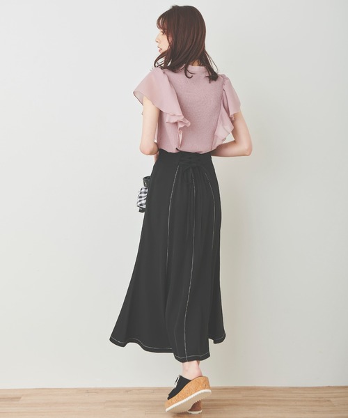 S1360❤️ 31 Sons de mode ボウタイニットプルオーバー　M 黒 31 Sons de mode（トランテアン ソン ドゥ モード）の「ドッキング