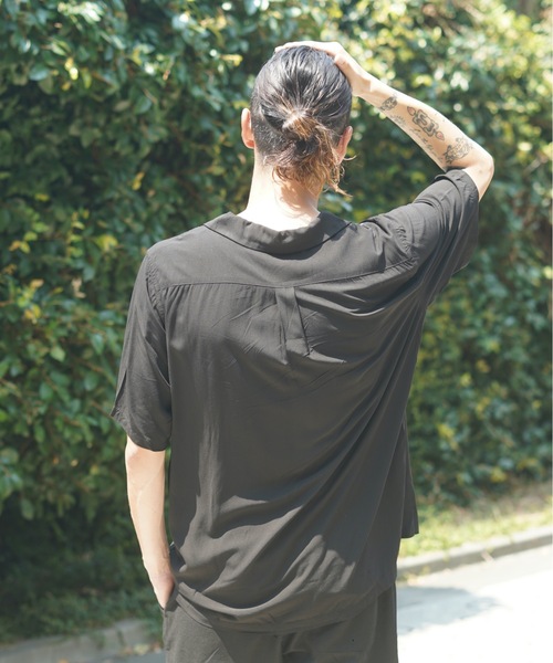 【セール】SS SHIRT/BANKS(バンクス)セットアップ対応ルードスタイルデザインリラックスサイジングレーヨン半袖オープンカラーシャツ（シャツ/ブラウス）｜BANKS（バンクス） pattayablatt.com