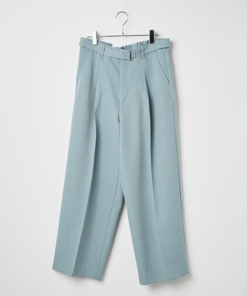 LUCY(ルーシー)の「LUCY/【セットアップ】トロミベルト付きワイドスラックス(スラックス・メンズ・ブラウン/ダークグレー/ブルー/ブラック・LARGE/MEDIUM)」の15枚目の写真