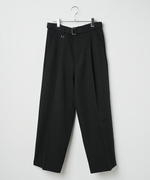 LUCY(ルーシー)の「LUCY/【セットアップ】トロミベルト付きワイドスラックス(スラックス・メンズ・ブラウン/ダークグレー/ブルー/ブラック・LARGE/MEDIUM)」の12枚目の写真