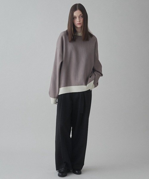 LUCY(ルーシー)の「LUCY/【セットアップ】トロミベルト付きワイドスラックス(スラックス・メンズ・ブラウン/ダークグレー/ブルー/ブラック・LARGE/MEDIUM)」の16枚目の写真