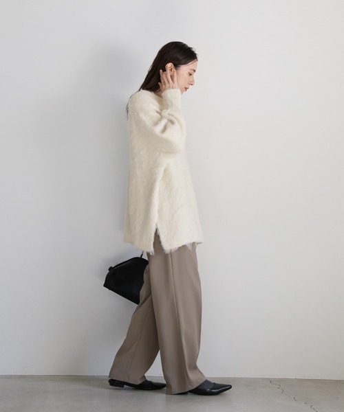 セール】モヘアタッチ2WAYオーバーニット（ニット/セーター）｜select