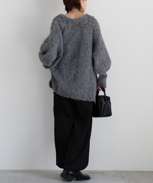 セール】モヘアタッチ2WAYオーバーニット（ニット/セーター）｜select